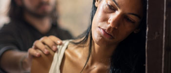 Photo depicting domestic violence