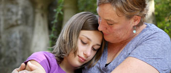 Photo of mother and daughter of English descent